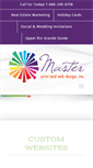 Mobile Screenshot of masterprintandweb.com
